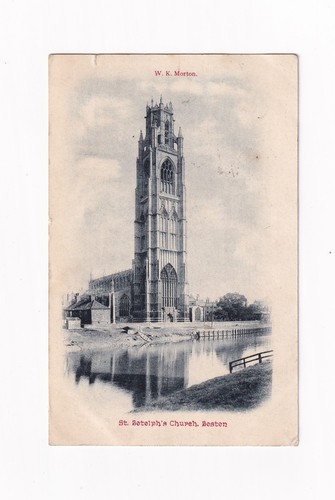 Postcard botolph church - postcard, st