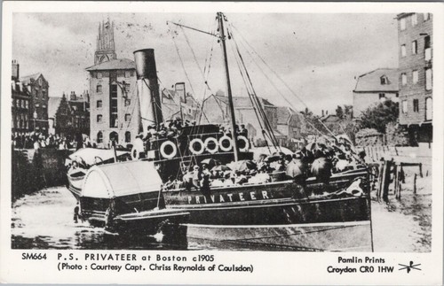 Lincolnshire postcard boston - lincolnshire, postcard: