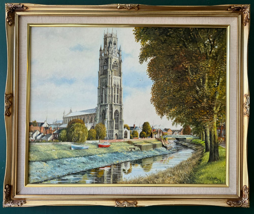 Original oil painting - original, boston