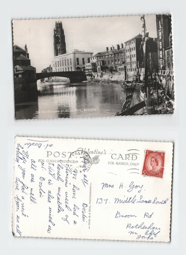 Vintage postcard the bridge - postcard,