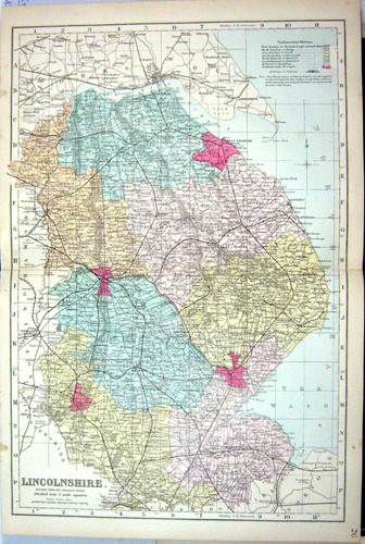 Antique old print - print, map