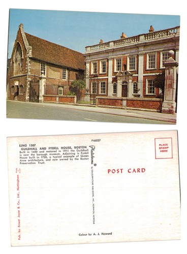 Postcard guildhall and - postcard,