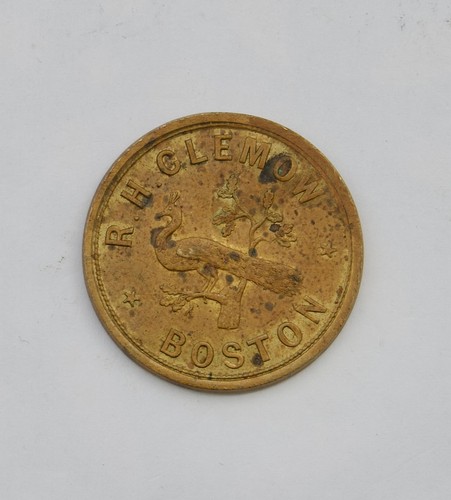 Threehalfpence pub token for - pub,