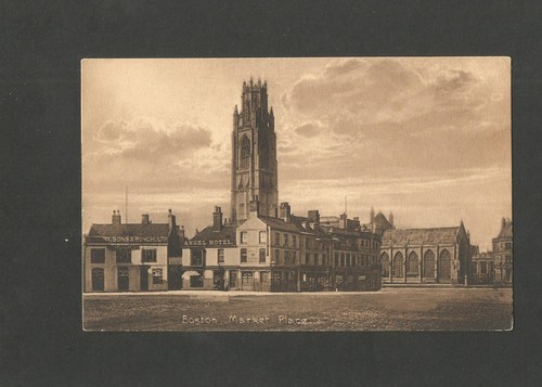 Postcard lincolnshire boston - postcard,