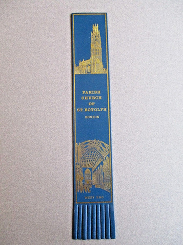 Leather bookmark boston - leather,