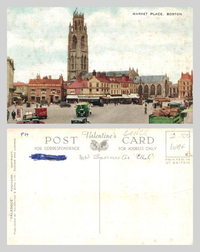 Vintage postcard market - -,