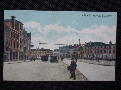 Postcard market place - of,