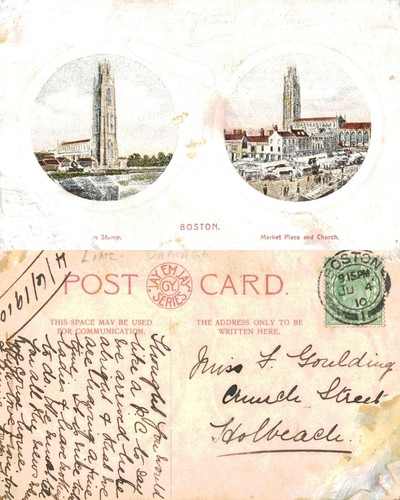 Vintage postcard boston - vintage,