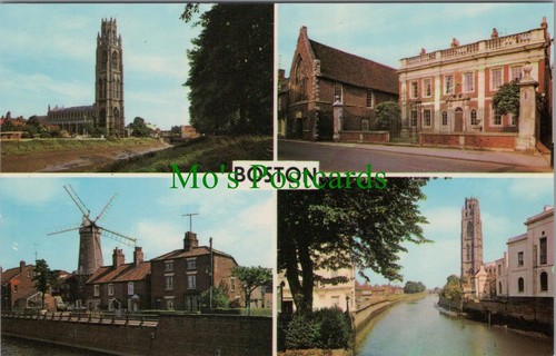 Lincolnshire postcard boston - postcard:,