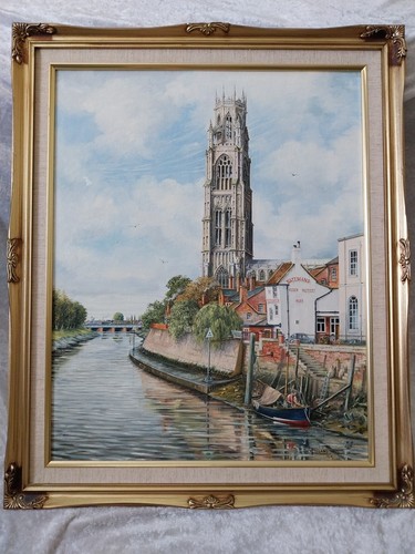 Original oil painting boston - painting,