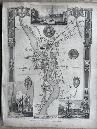 1838 plan boston - 1838, of