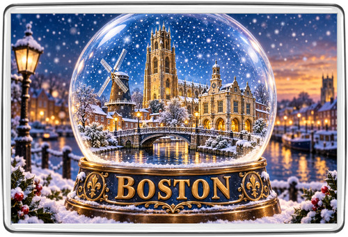 Boston lincolnshire snow globe - boston,