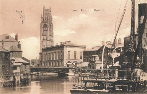 Town bridge boston 1908 - town, boston,